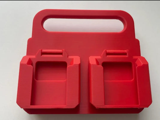 Parkside Battery Carry Case - 4 Pack