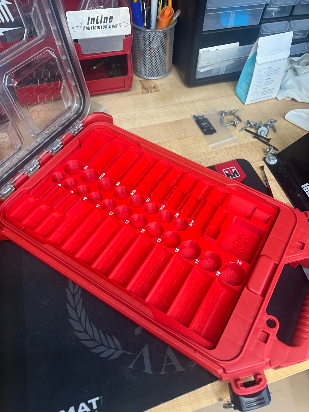 Milwaukee 3/8in 43PC Impact Socket Packout Insert