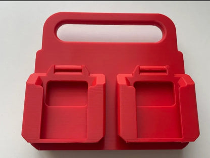 Parkside Battery Carry Case - 4 Pack
